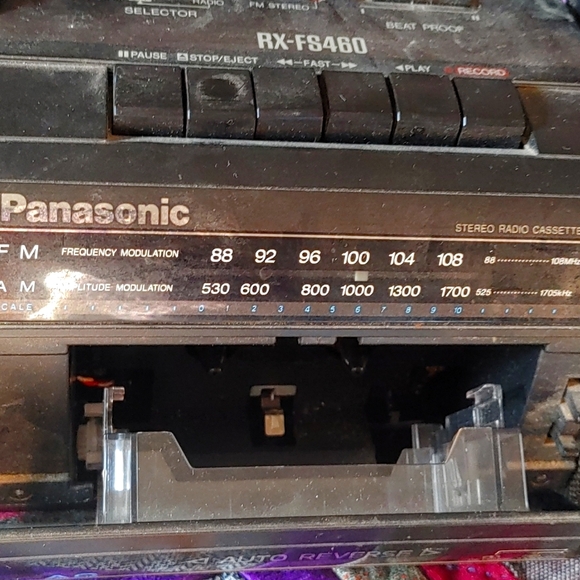 80s VINTAGE Stereo Radio Cassette Recorder - Picture 6 of 7